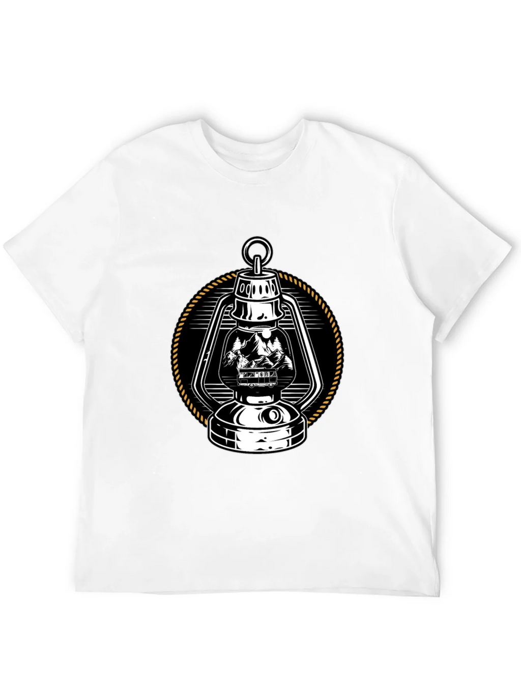 Vintage Lantern Graphic Tee - Camping Adventure product image 11