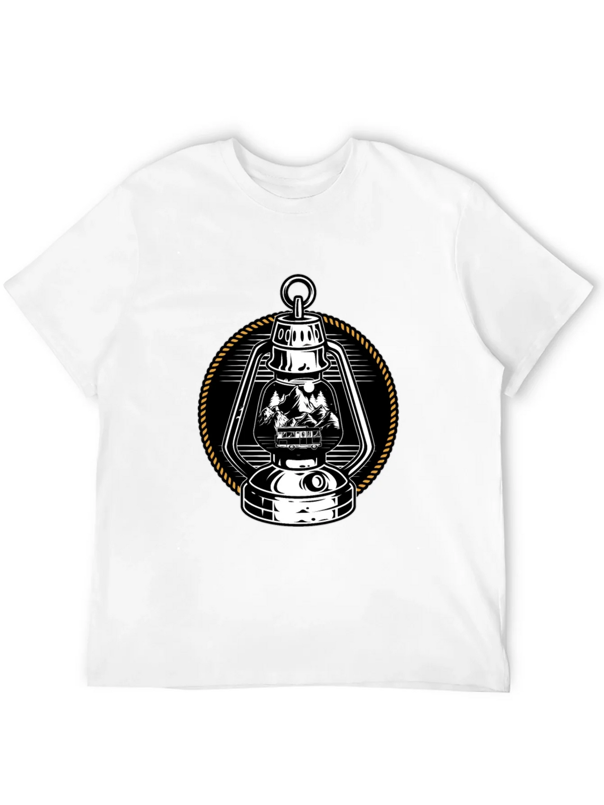Vintage Lantern Graphic Tee - Camping Adventure product image 11