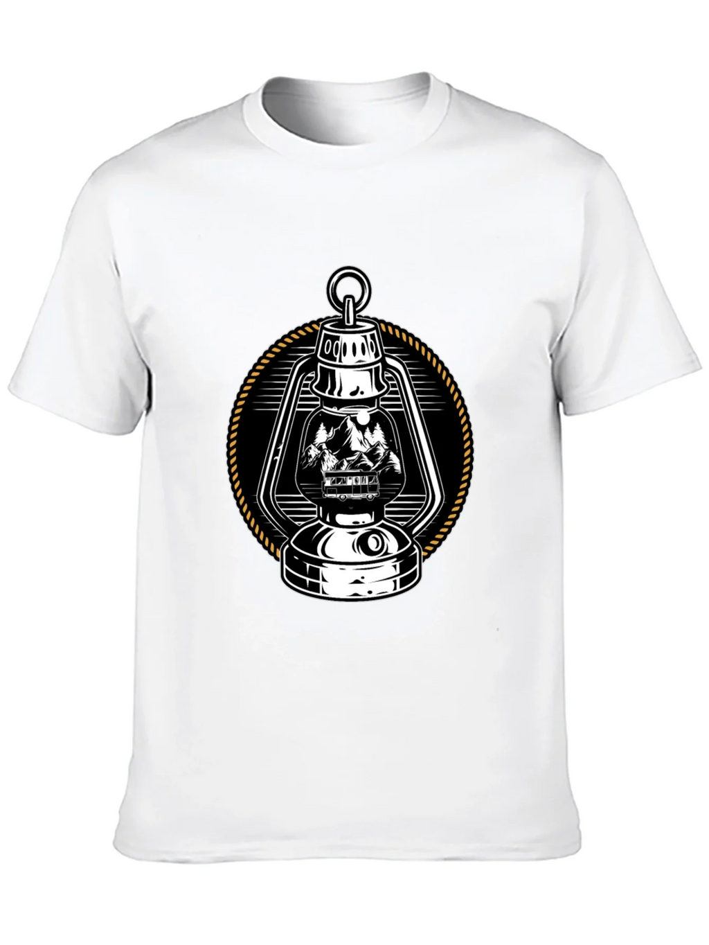 Vintage Lantern Graphic Tee - Camping Adventure product image 9