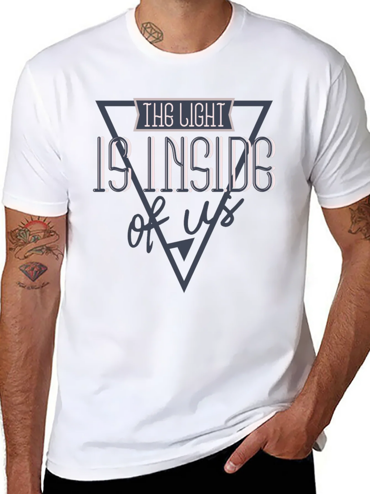 The Light is Inside Graphic Tee product image 3
