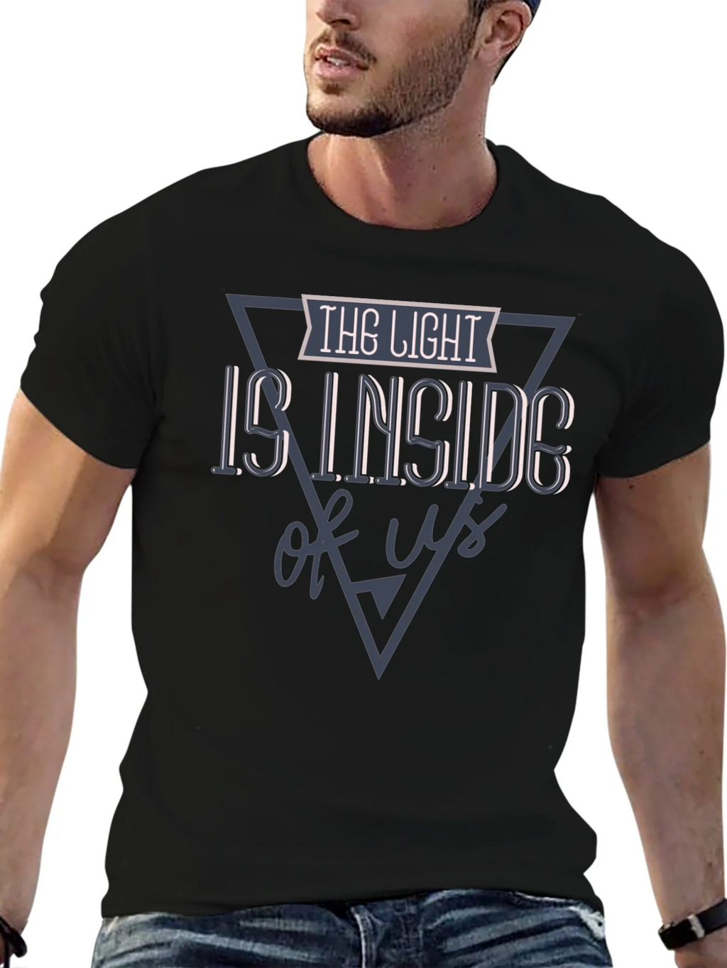 The Light is Inside Graphic Tee product image 2