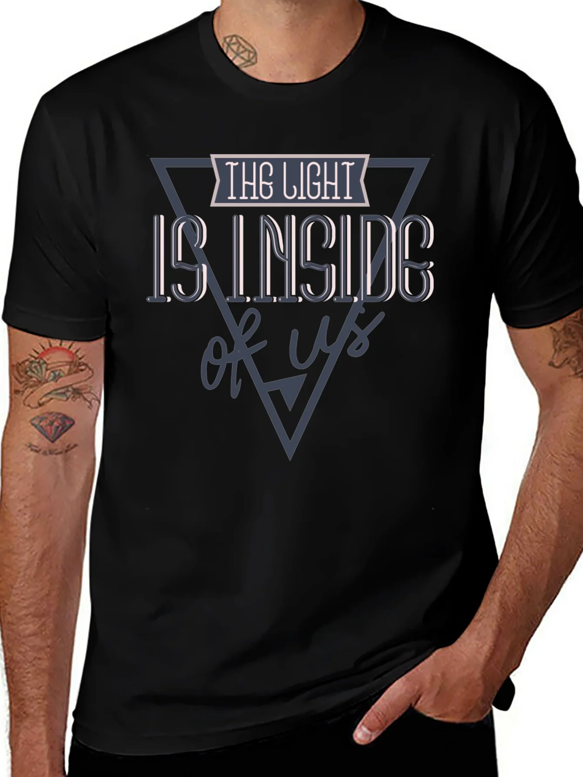 The Light is Inside Graphic Tee product image 1
