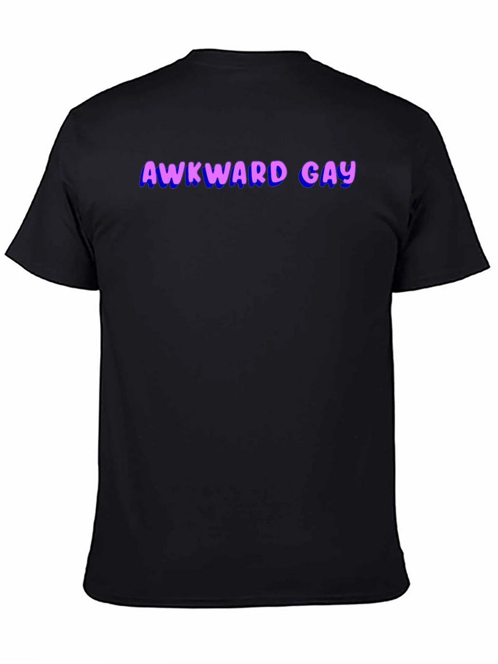 Awkward Gay Graphic T-Shirt - Black product image 4