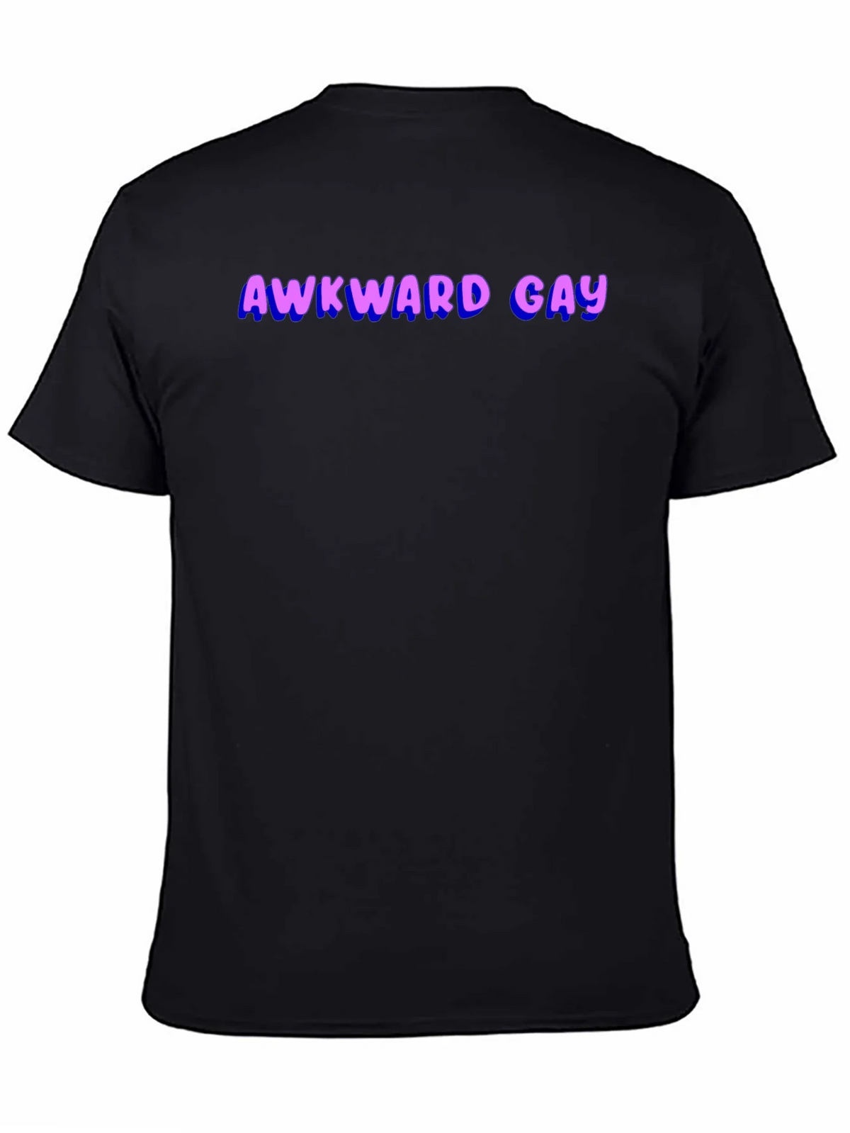 Awkward Gay Graphic T-Shirt - Black product image 4