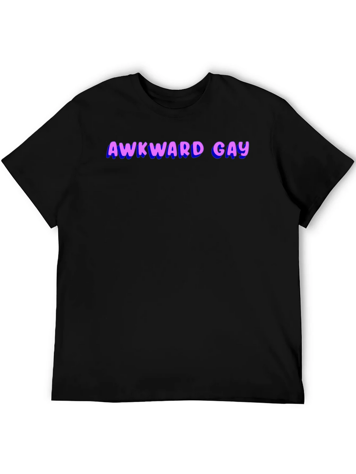Awkward Gay Graphic T-Shirt - Black product image 5