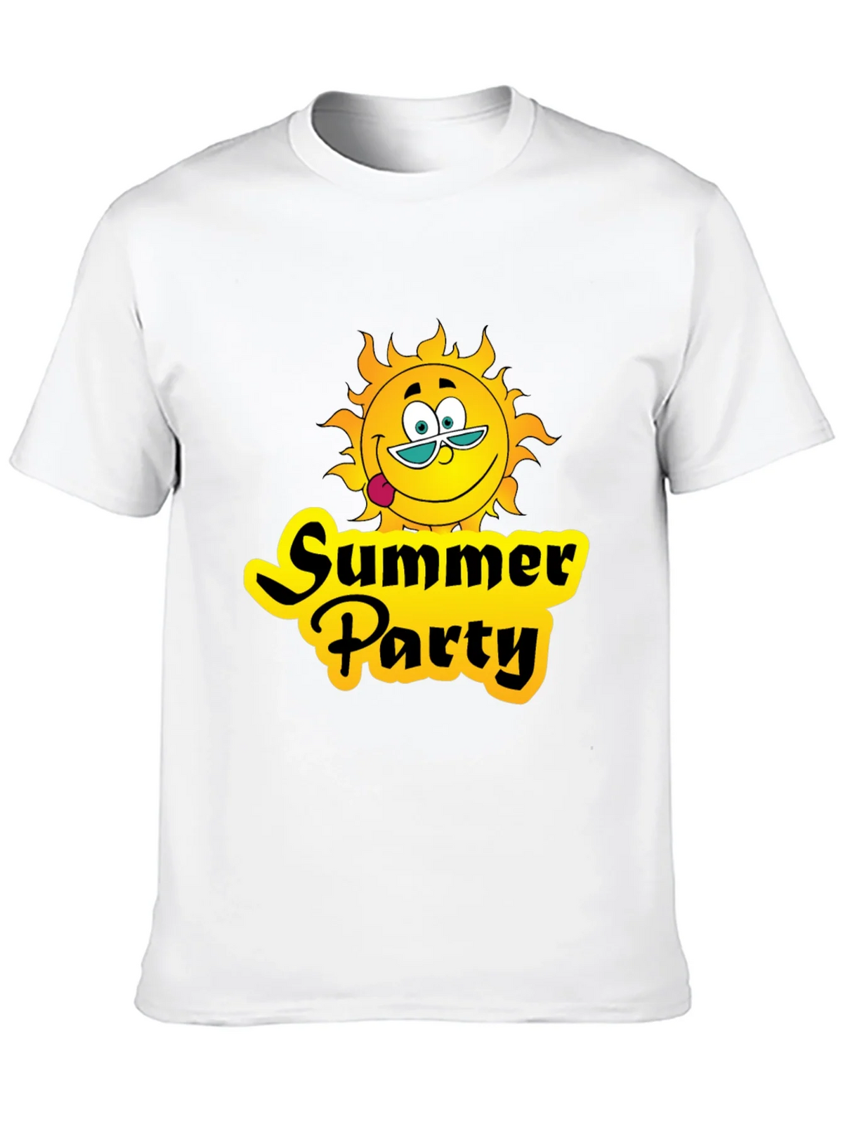 Summer Party T-Shirt - Black Graphic Tee product image 8