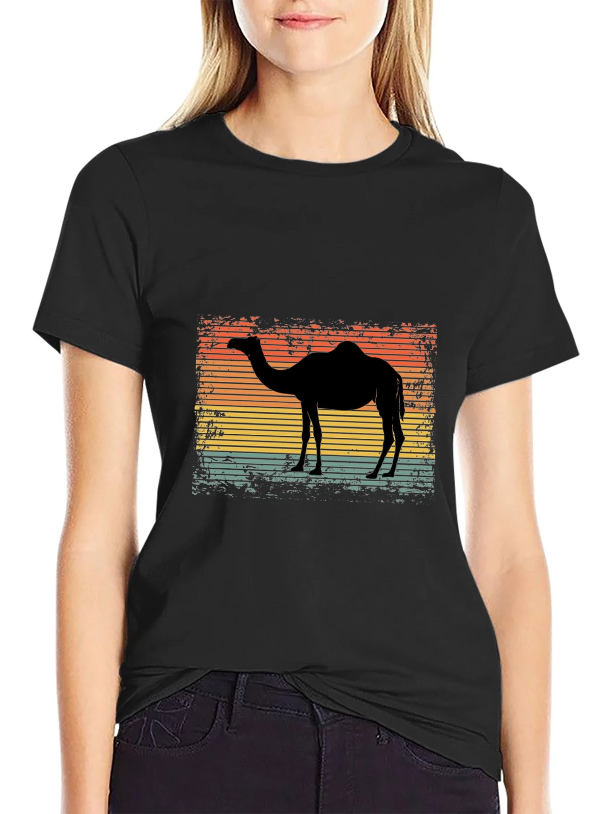 Retro Camel Silhouette Graphic Tee product image 2
