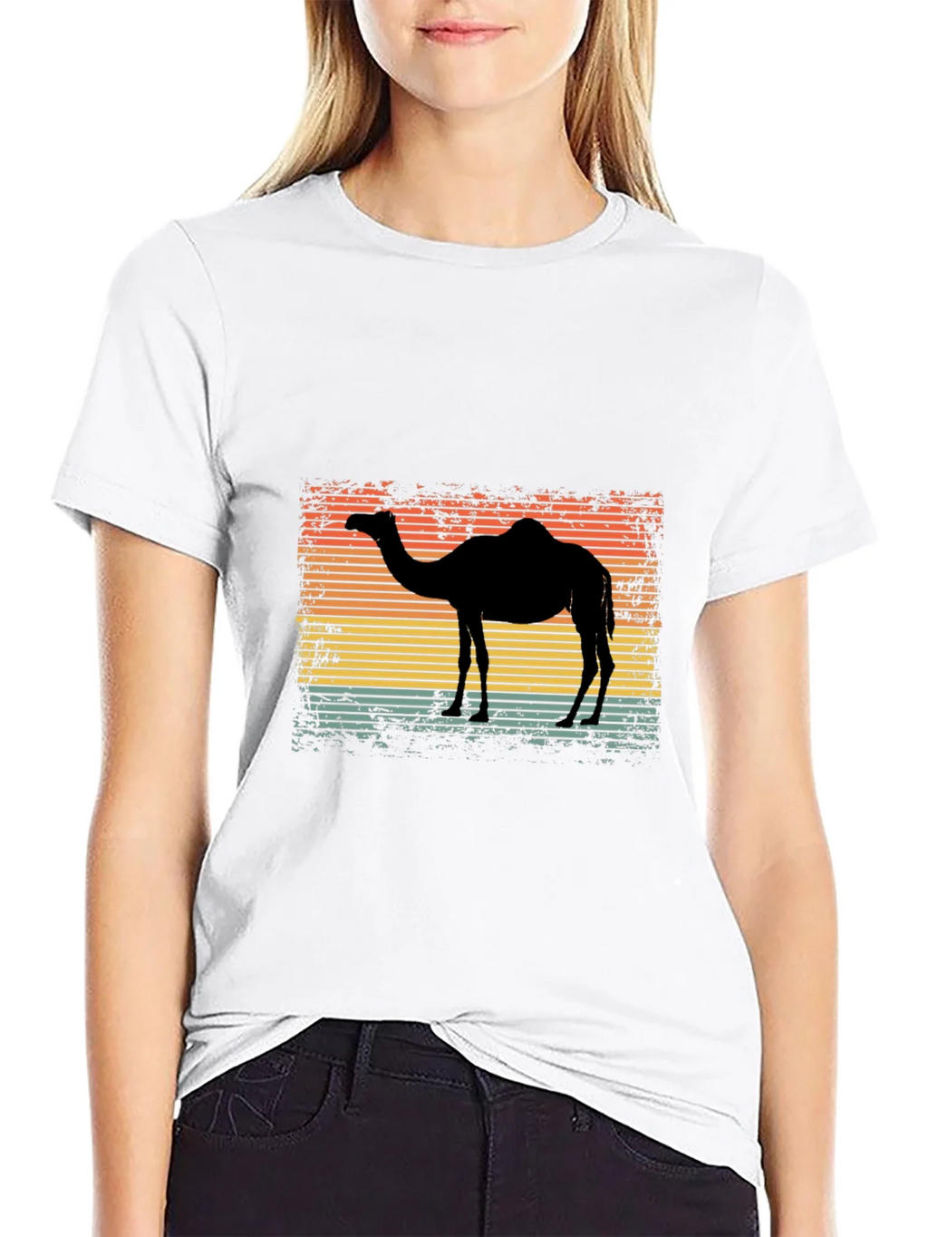 Retro Camel Silhouette Graphic Tee product image 8
