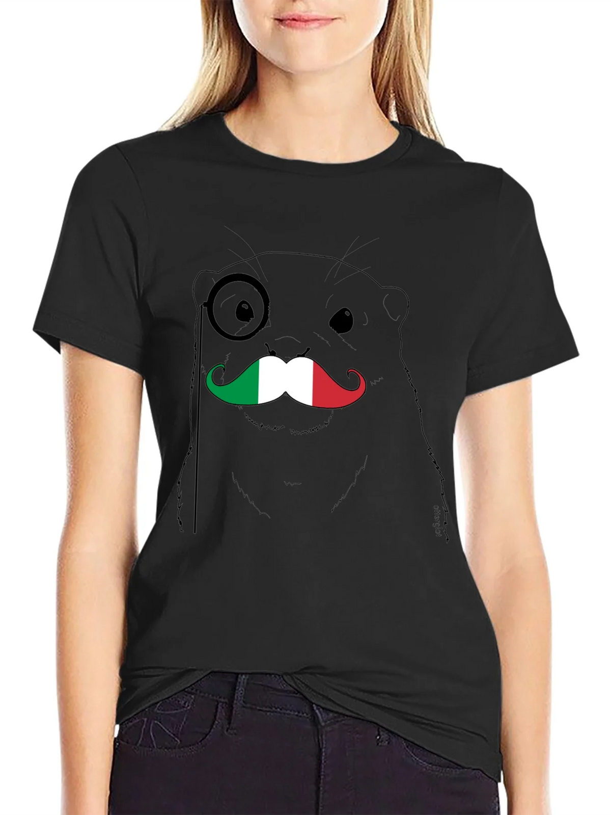 Italian Otter T-Shirt - Monocle & Mustache product image 2