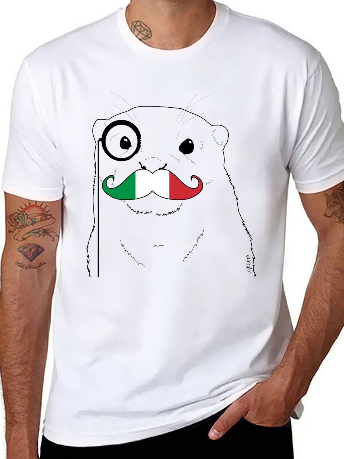 Italian Otter T-Shirt - Monocle & Mustache product image 7
