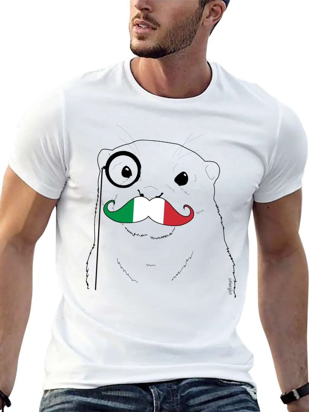 Italian Otter T-Shirt - Monocle & Mustache product image 12