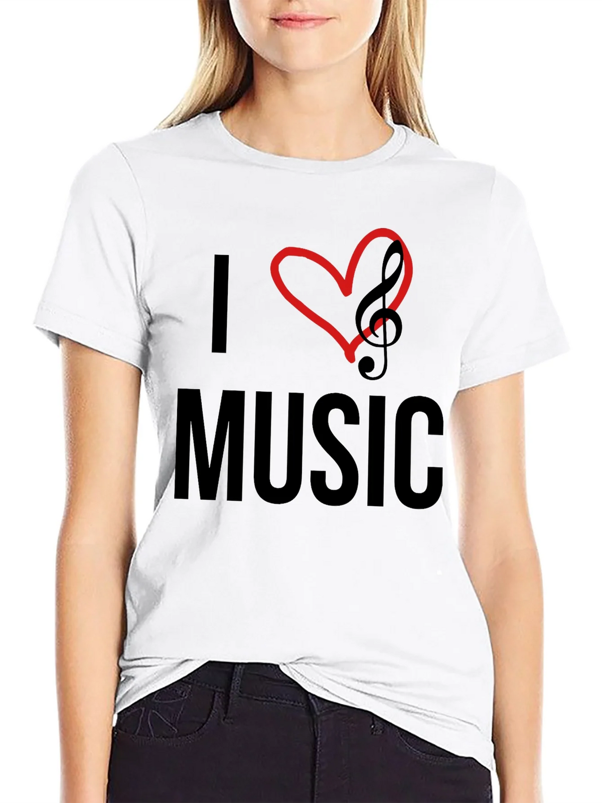 I Heart Music Graphic Tee - Stylish & Comfortable product image 7