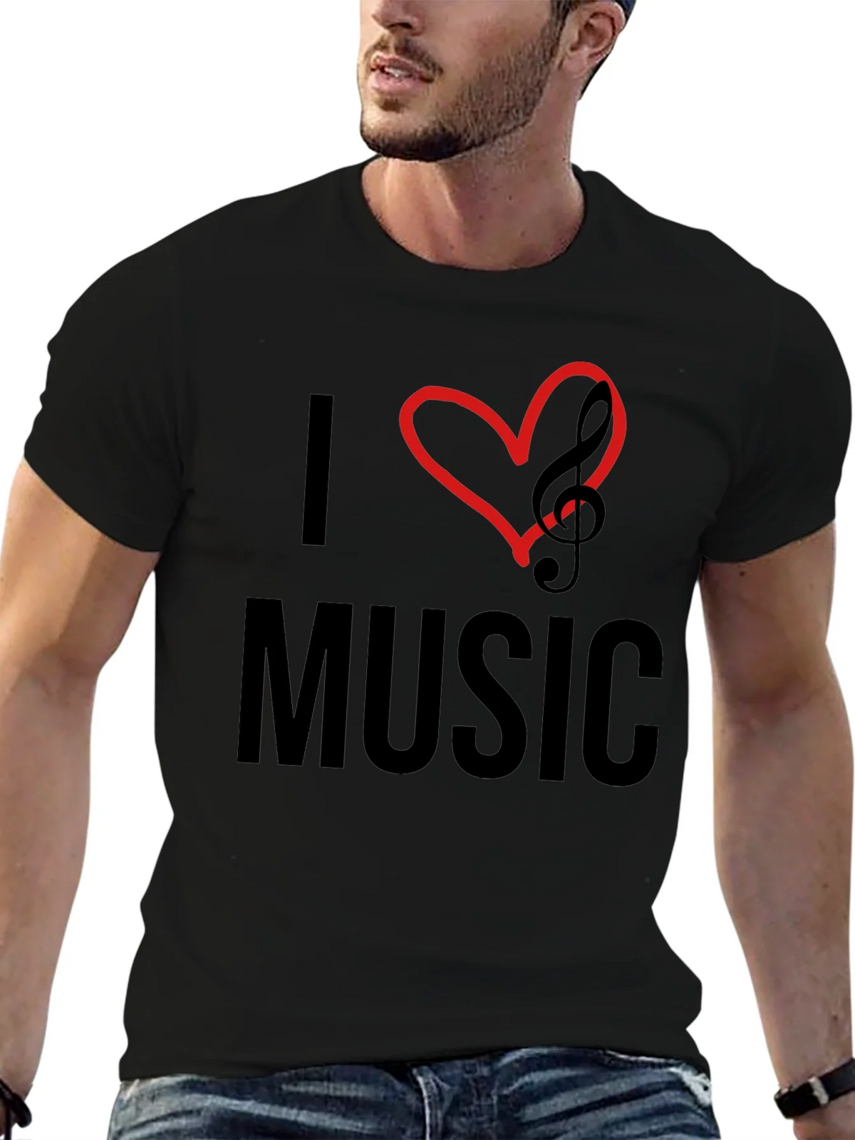 I Heart Music Graphic Tee - Stylish & Comfortable product image 5