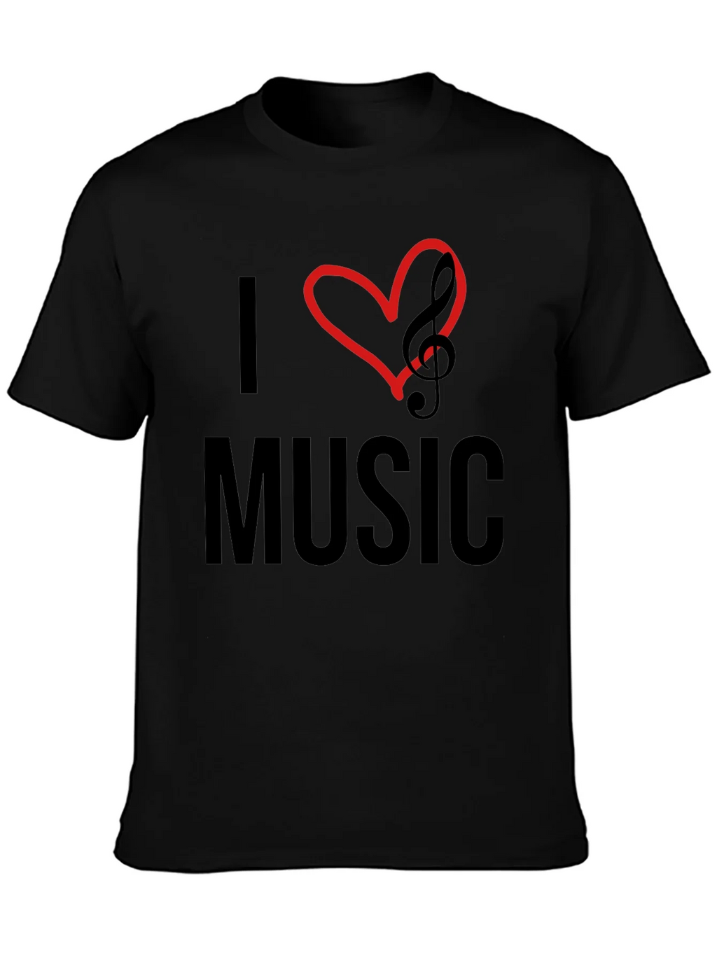 I Heart Music Graphic Tee - Stylish & Comfortable product image 2