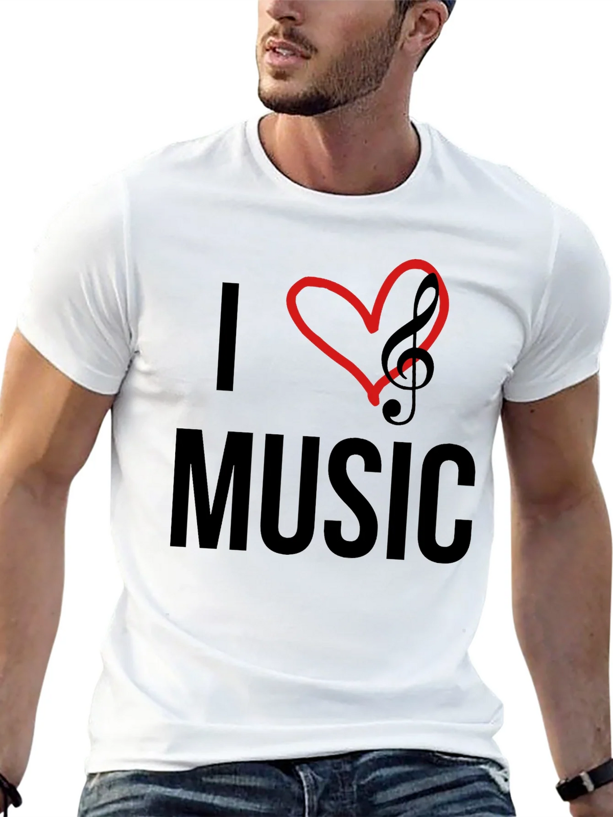 I Heart Music Graphic Tee - Stylish & Comfortable product image 11