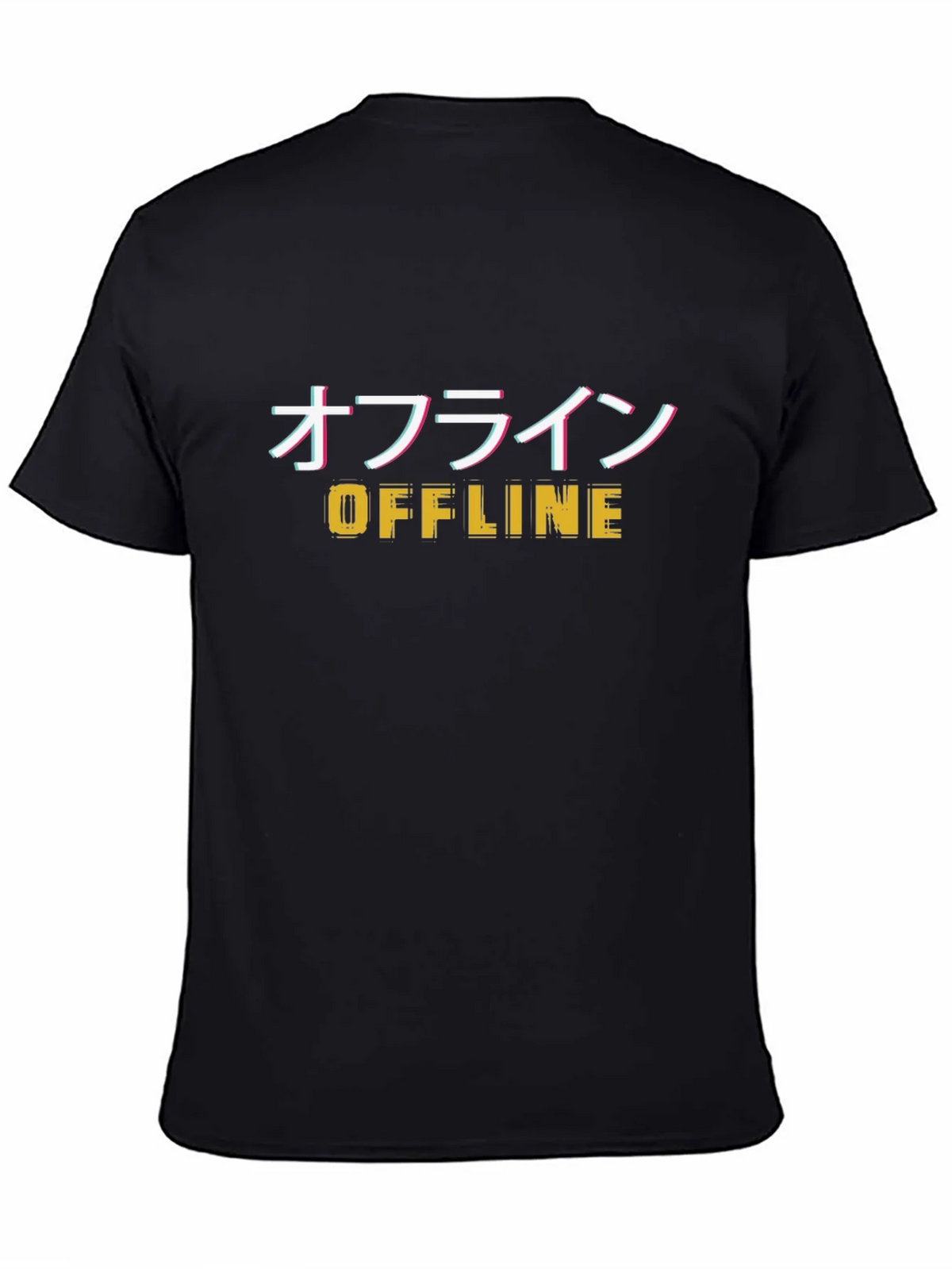 Offline Graphic Tee - Black Cotton Blend product image 4