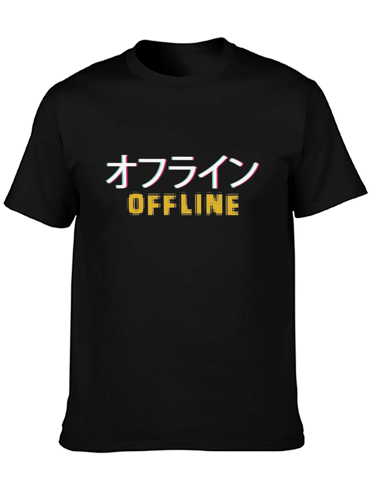Offline Graphic Tee - Black Cotton Blend product image 3