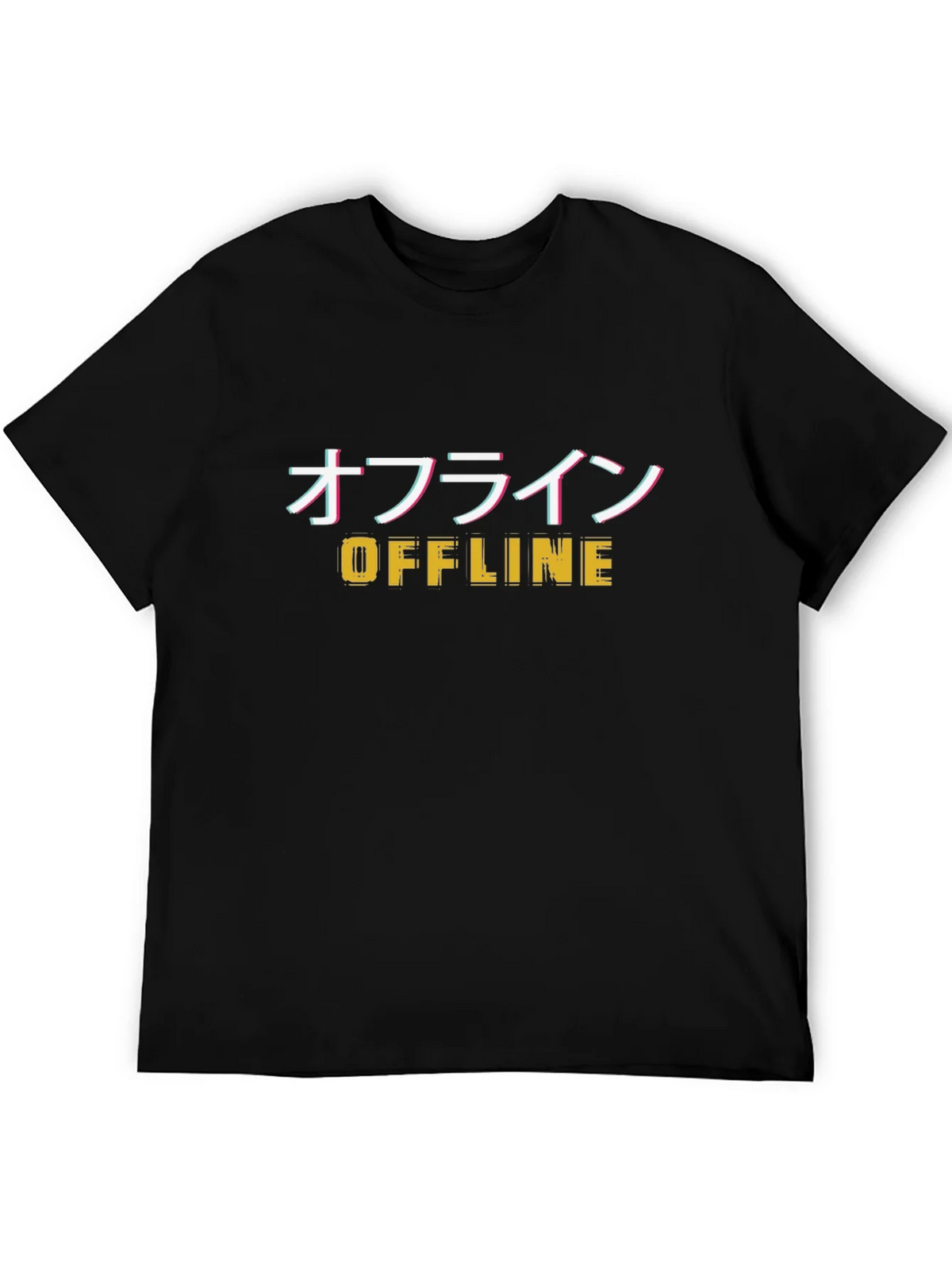 Offline Graphic Tee - Black Cotton Blend product image 5