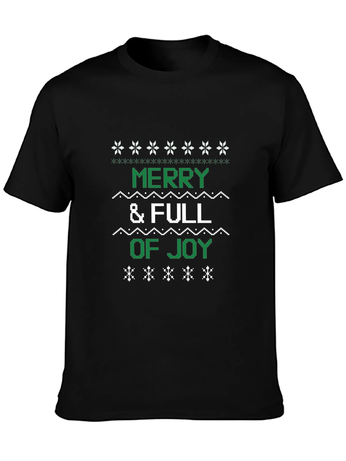 Merry & Full of Joy Ugly Christmas T-Shirt product image 2