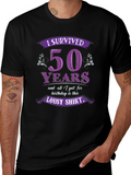 Funny 50th Birthday Survivor T-Shirt product image 1