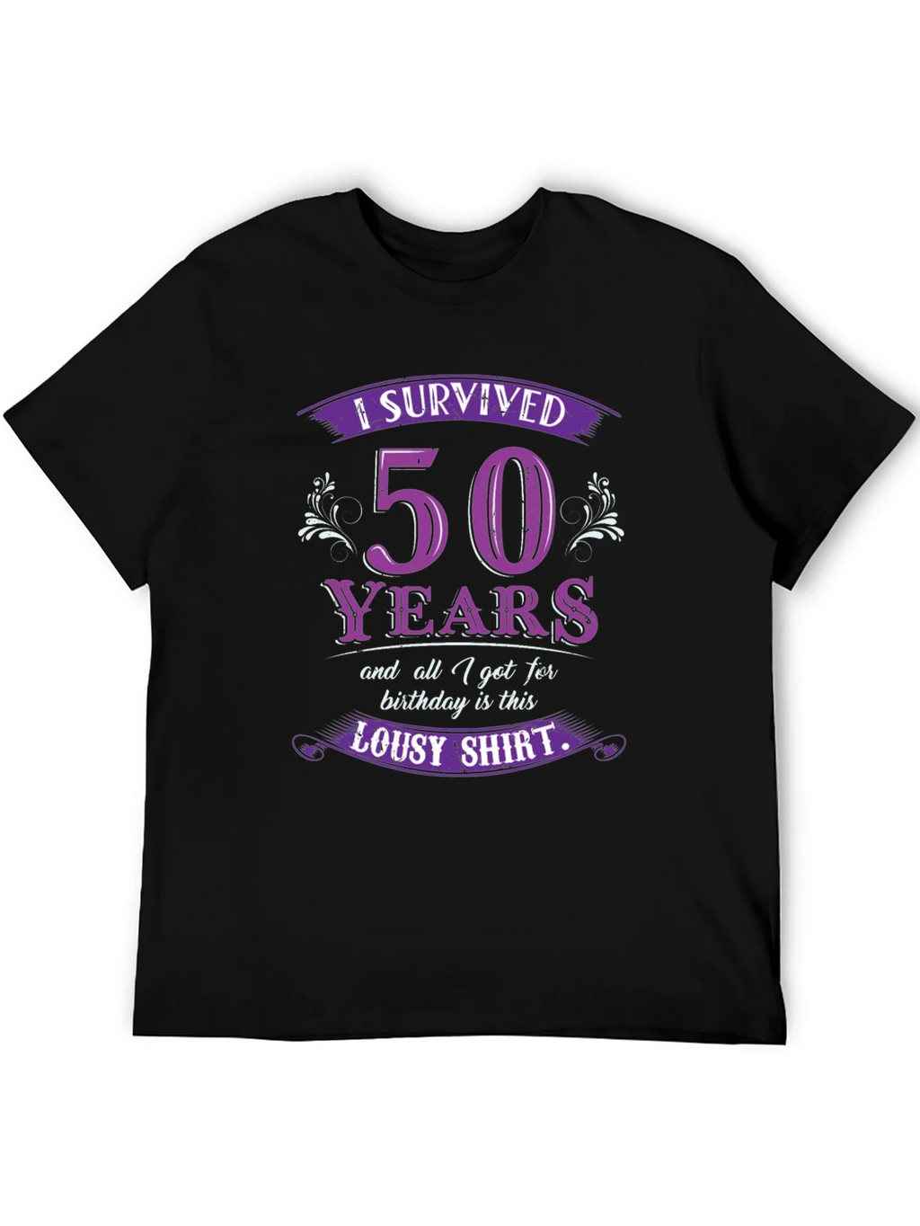 Funny 50th Birthday Survivor T-Shirt product image 3