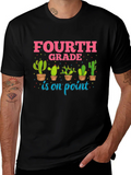 Fourth Grade Cactus Graphic T-Shirt product image 1