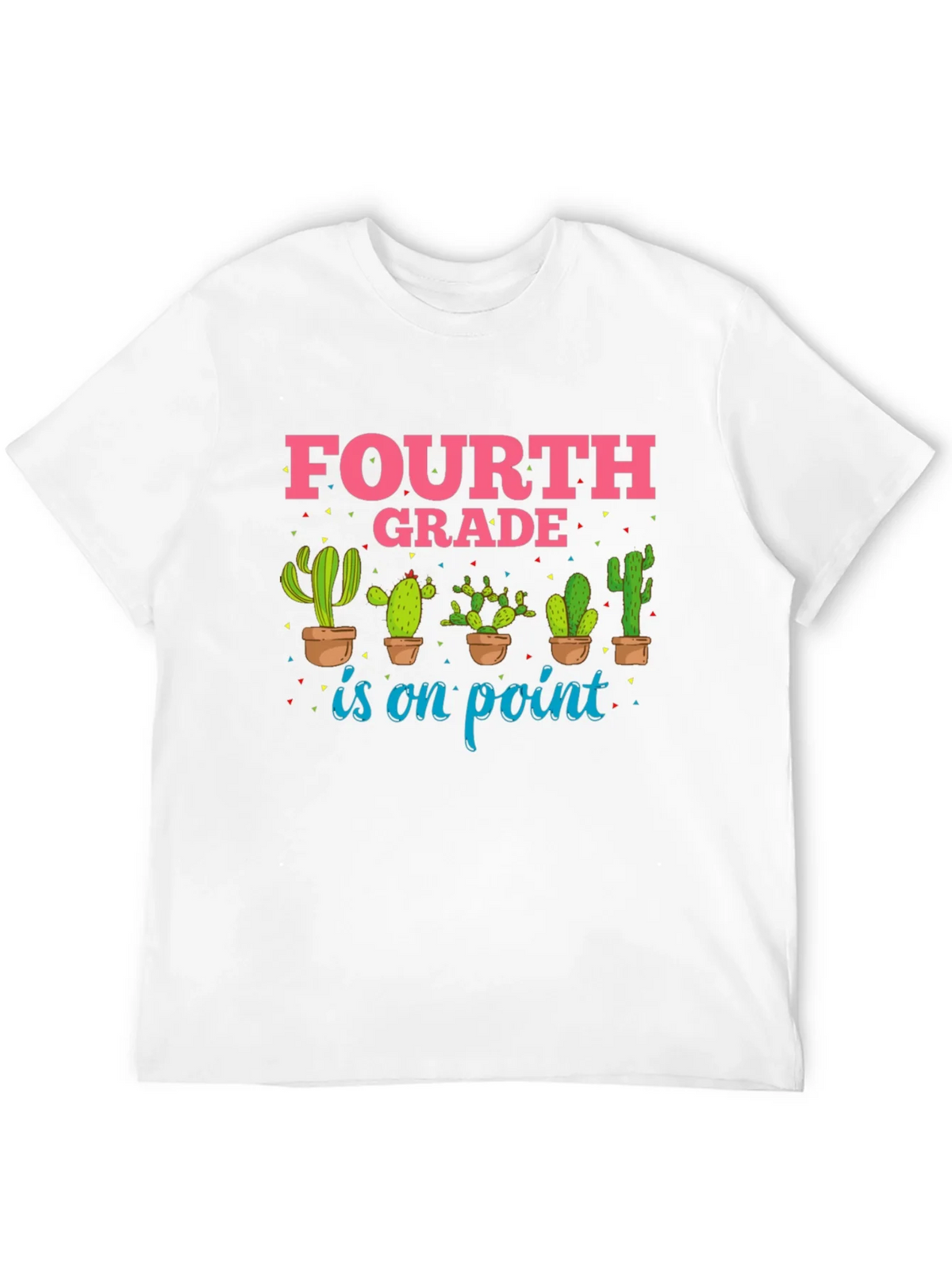 Fourth Grade Cactus Graphic T-Shirt product image 5